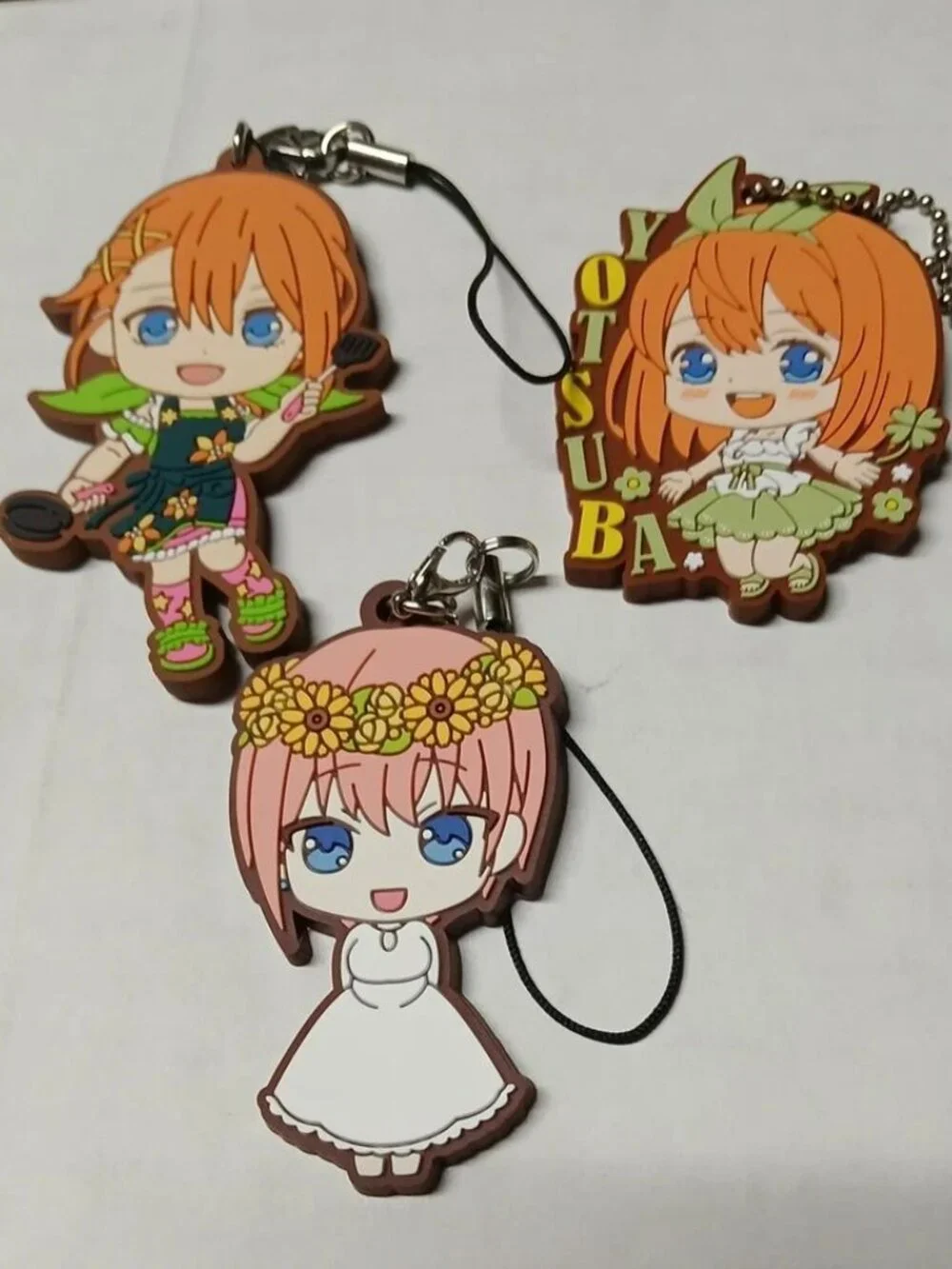 Quintessential Quintuplets Anime Lot Japan Pin Rubber Strap Keychain Art Board +